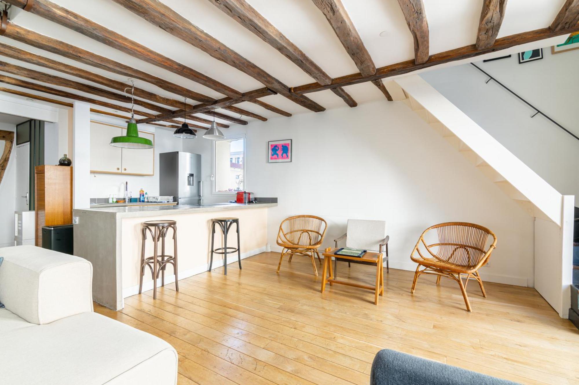 Luxurious 2 Bedroom Canal Saint Martin Saint Lazare Paris Exteriör bild